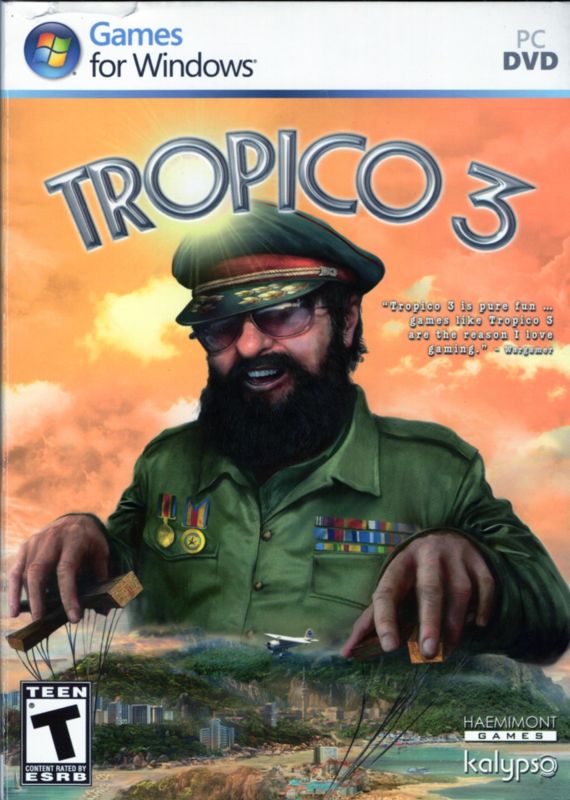 Tropico 3 box art for Xbox 360